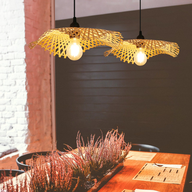 1 - Light Natural Single Pendant