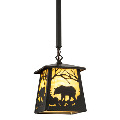 Luminaire suspendu géométrique 1 lumières lanterne