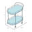 Barcraft Stainless Steel Bar Cart