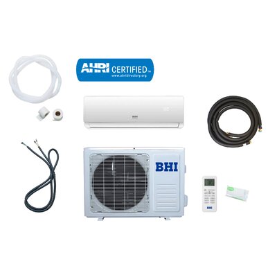 1200 BTU Ductless Mini Split Air Conditioner with Heater and Remote -  BHI, BHI-12K230V-US-A