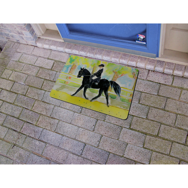 Tapis d'entrée / extérieur Melany, Rectangle 1 pi 6 po x 2 pi 2 po