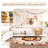 Queen bed with built-in bookshelf and high-quality safety guardrail,White-588674965-588674963