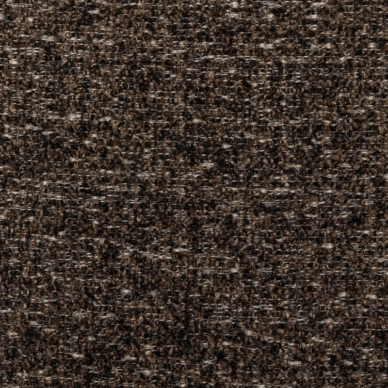 FLORES Square Ottoman, Chocolate Brown
