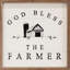 God Bless The Farmer Barn - blanc-1595387376