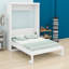 Lit escamotable peu encombrant avec armoire pliante pour bureau à domicile-1486506141