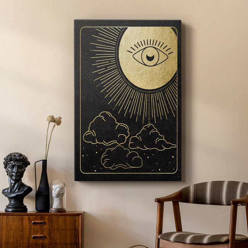 Œil céleste - galerie Cavas sur mesure, H 12 po x l 8 po