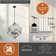 Wrigley 4 - Light Dimmable Geometric Chandelier