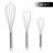 Classic Cuisine 3 Piece Wire Whisk Set