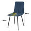 Aspen 1200mm foiled rect. table & 4 fabric chair Set-124198326-124198361