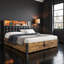 Upholstered Ottoman Storage Bed-1334129545