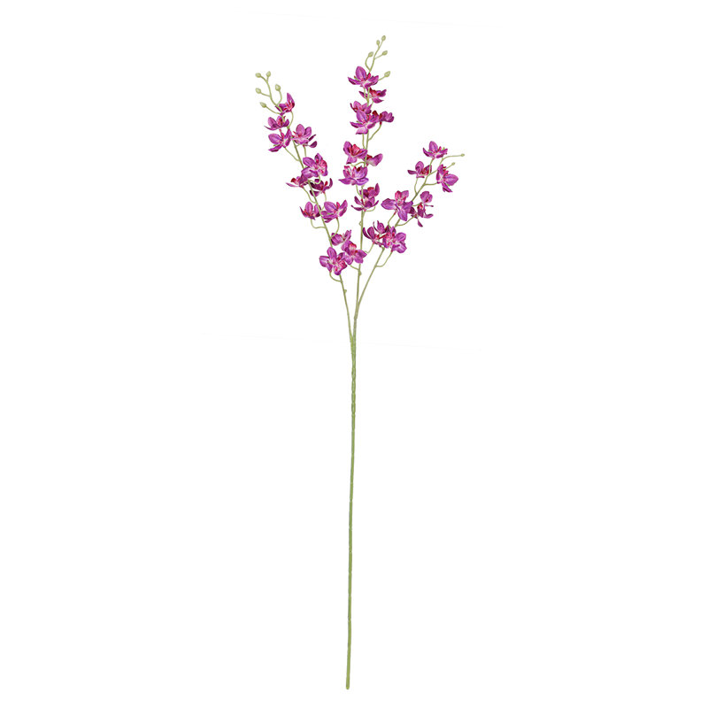 Petite fleur d'orchidée artificielle Dendrobium, Mauve fuchsia