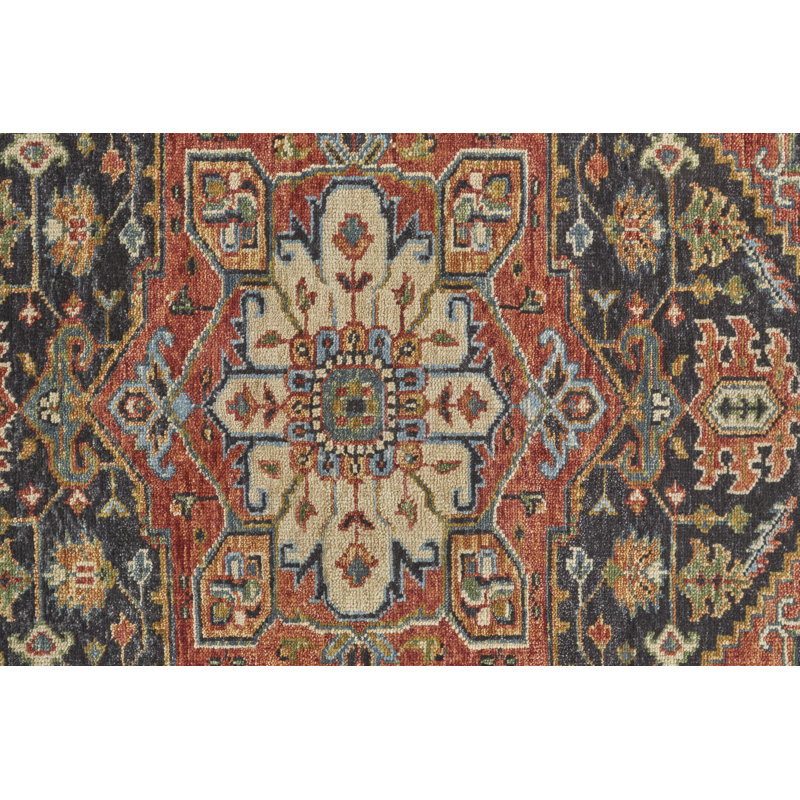 Nyja Wool Oriental Indoor Rug, Rectangle 2' x 3'