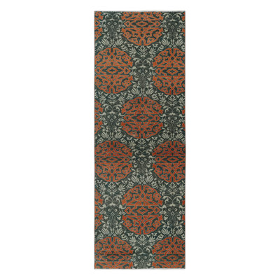 One-of-a-Kind 3'4”x9'7” Hand Knotted Area Rug