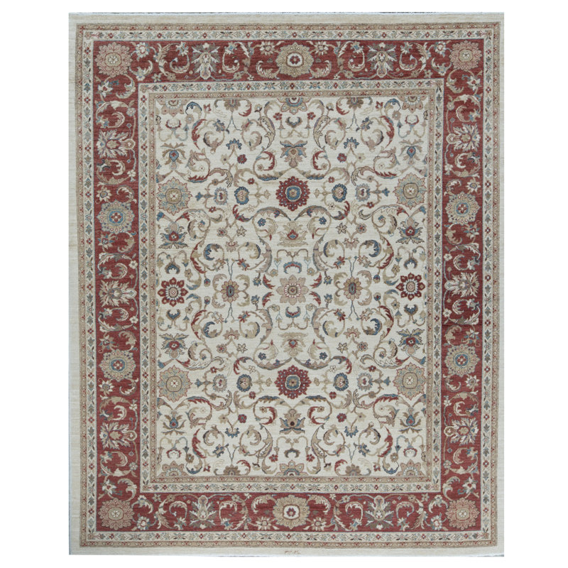 Sultanabad Wool Oriental Area Rug, Rectangle 7'10" x 9'9"