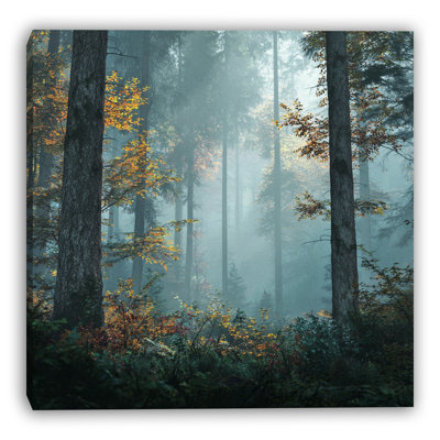 Art automnal sur toile tendue