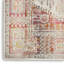 Tapis oriental en polypropylène ivoire / rouge / gris Asuna Kira-2096719159