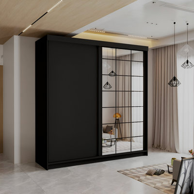 2 Door Manufactured Wood Wardrobe