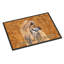 Tapis de porte d’intérieur anti-dérapant Afghan Hound-14951687