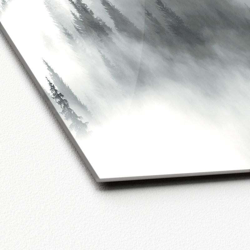 No Frame Print on Glass, 80 cm H x 80 cm W x 1.5 cm D