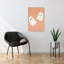 Playful Halloween Ghosts Playful Abstract Contemporary Autumn Wall Art Print 1 Piece Wrapped Canvas Wall Art-849825352