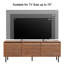 Meuble télé 59 po avec armoire de rangement et prise de courant Mid Century 59 po, convenant au salon et à la chambre à coucher-806632982-809292065
