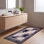 Tapis Marlowe moderne à l'aquarelle abstraite grise et noire, lavable à la machine, antidérapant, à poils courts, pour intérieur et extérieur, adapté aux animaux domestiques, idéal pour le salon, la chambre, la salle à manger, l'entrée, le corridor ou le bureau.-614270104