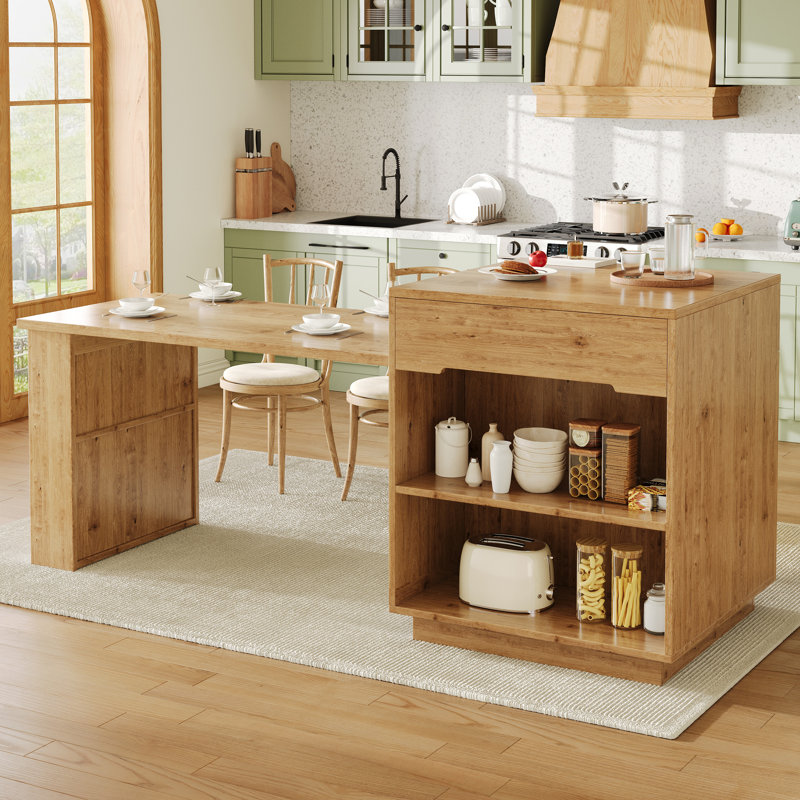 Wood Kitchen Island
