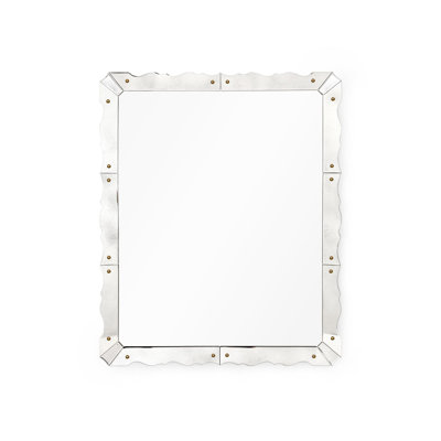 Caroline Scalloped Beveled Wall Mirror