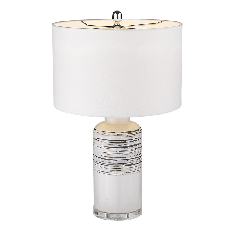 Maxime Ceramic Table Lamp, 24.5'' x 15'' x 15''