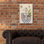  «Gray Cottage Bathroom 2» par Silvia Vassileva, art mural en verre acrylique, 16 po x 24 po