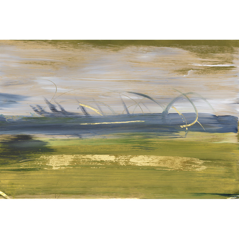 Sky and Land I by Joyce Combs - Painting, Wrapped Canvas, 30 cm H x 46 cm W