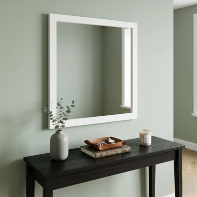 Lacustre blanc 32,25 po X P 36 po Miroir H Cottage
