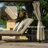Outdoor Metal Chaise Lounge , Cushion Included