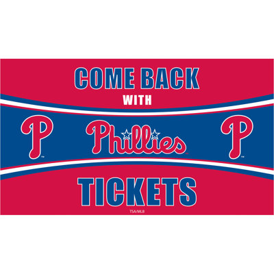 Tapis de jeu en PVC 28 po x 16 po Philadelphia Phillies