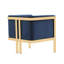 Chaise longue en velours Paramount-661117871
