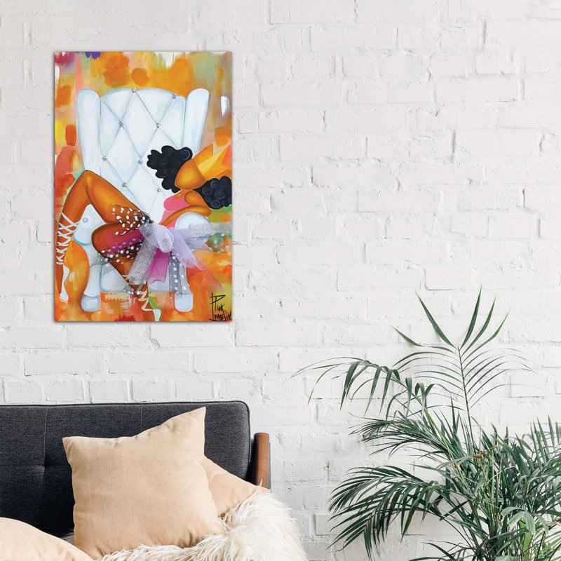 Belle - Wrapped Canvas Painting, 66.04 cm H x 45.72 cm W x 1.91 cm D