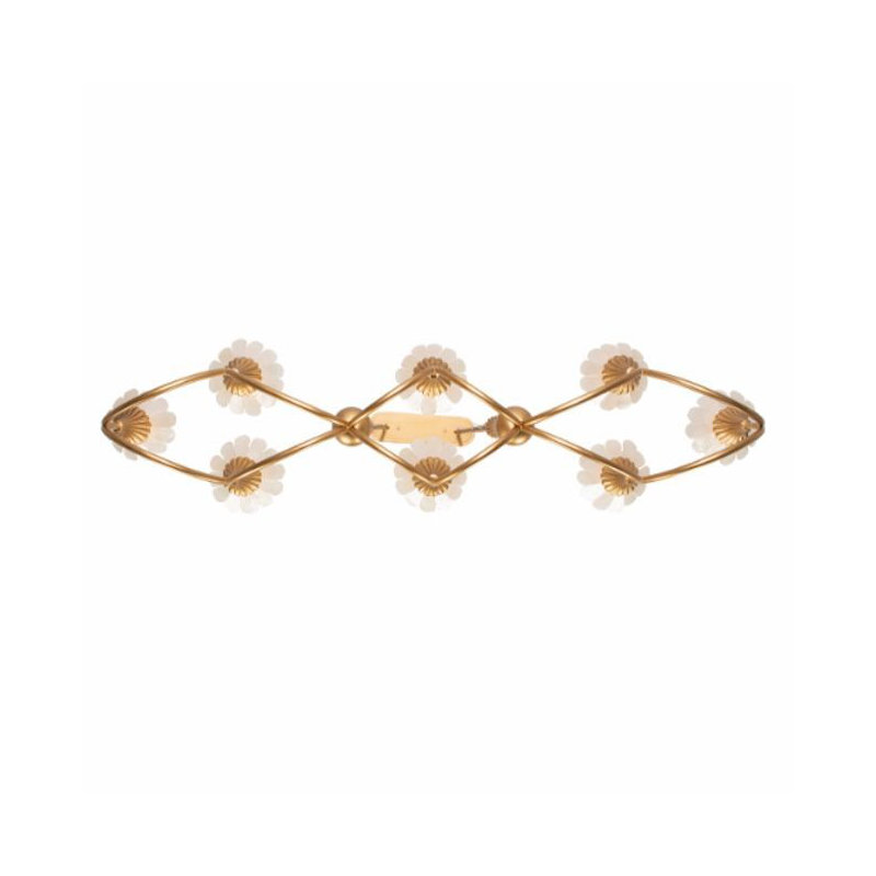 Flora 8 LT Modern Gold Linear Pendant Kalco