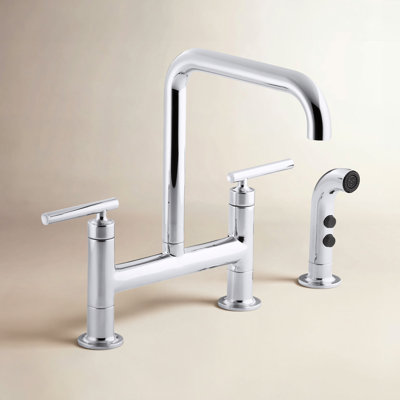 Kohler Purist Bridge Faucet with Sidespray