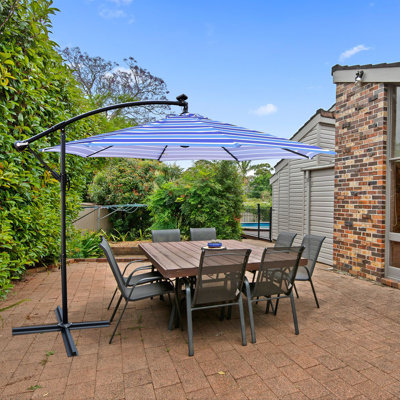 Parasol en porte-à-faux illuminé 120 "Genera