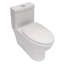 Toilette une pièce en céramique