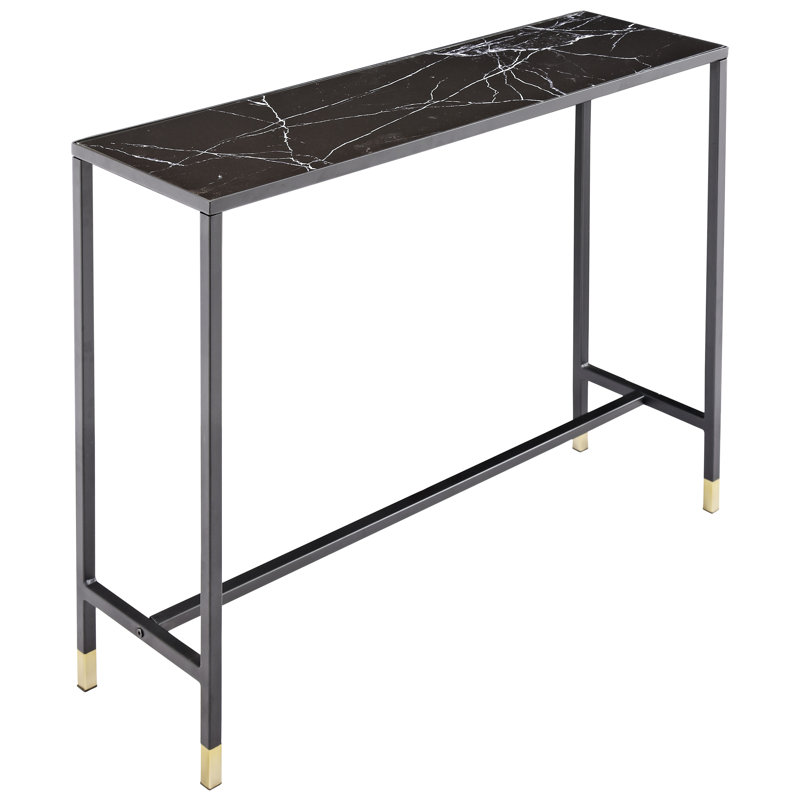 Dreadnought 100cm Glass Top Console Table