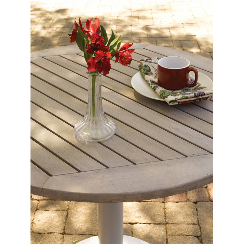 Travira Round Bar Table, 24" L x 24" W, Vintage