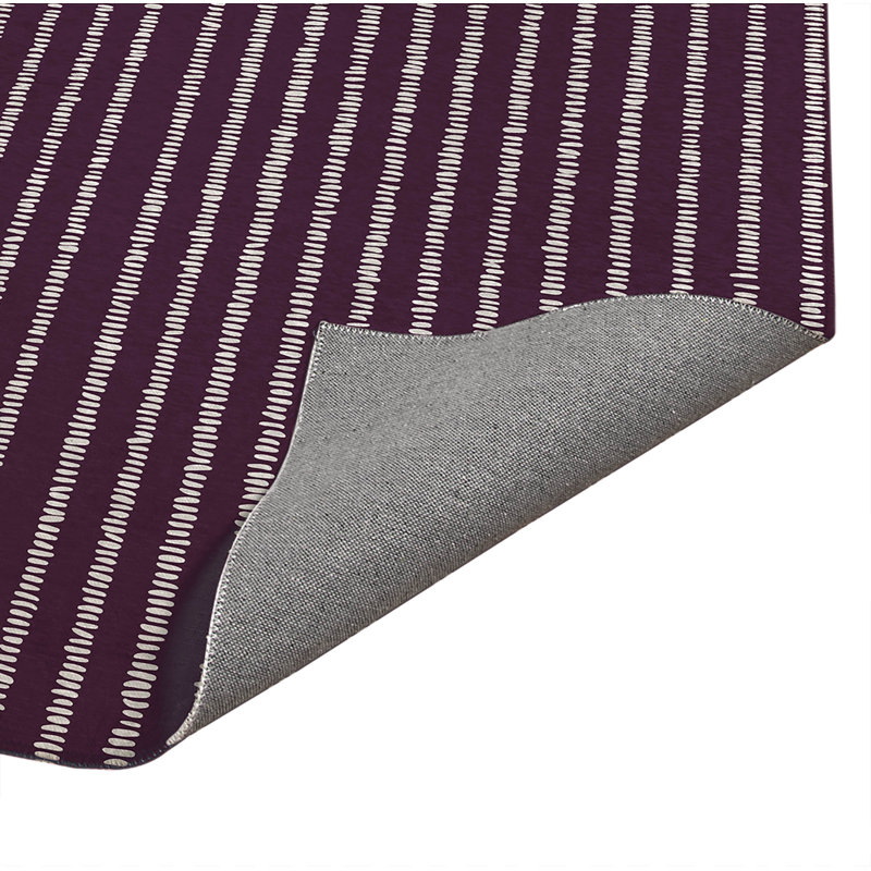 Paillasson Scatter Row, 36" W x 24" L, Eggplant