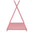 Lit plateforme simple en métal avec structure triangulaire-1735844926