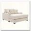 Chaise longue surdimensionnée de 55 po avec station de charge intégrée et porte-gobelets-1175170123