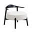 Chaise d'appoint rembourrée, chaises de salon modernes, fauteuil de lecture pour chambre à coucher au soleil, beige, supporte 300 lb