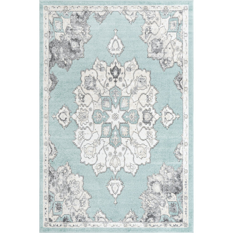 Troayurgh Oriental Indoor Rug, Rectangle 6' x 9'
