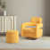 Sousan Swivel Chair With Round Storage Ottoman 2-Piece Set
