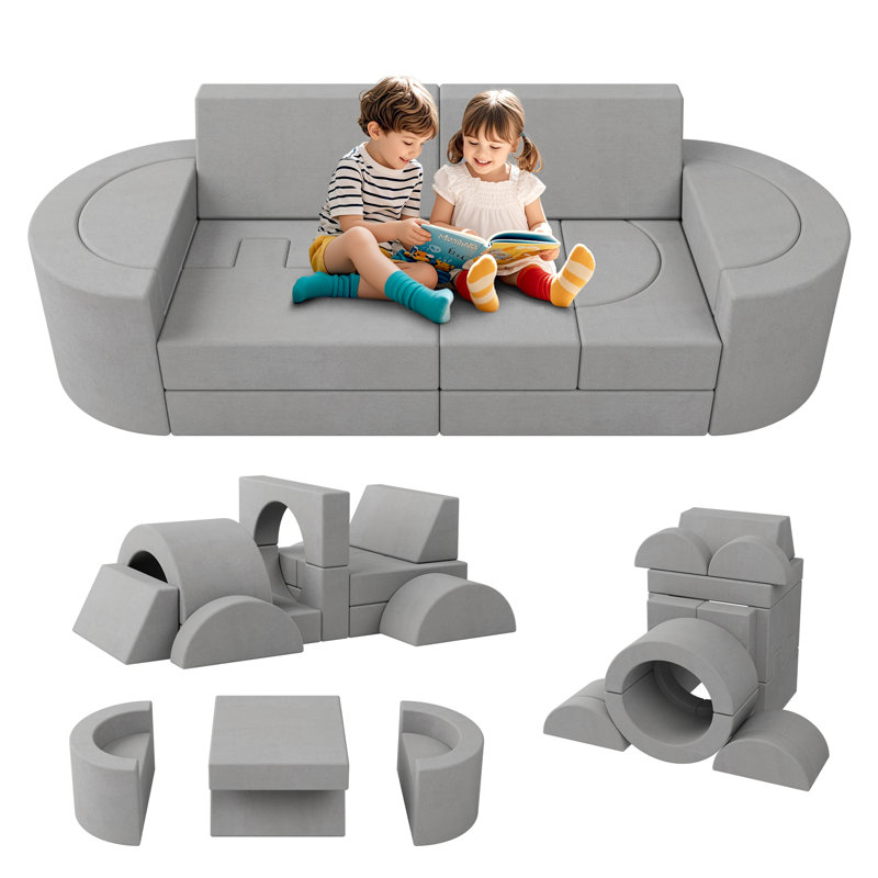 Canapé modulaire pour enfants 16 pièces