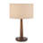 18.5'' Modern Solid Wood Table Lamp With Velvet Shade For Living Room, Study Room, Office, Bedside-1553425078